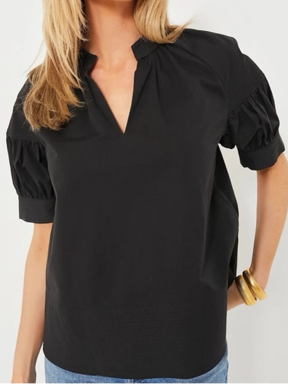 Tuckernuck Black Ruthie Blouse